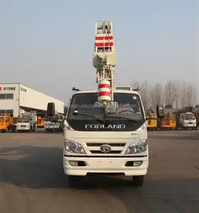 10トンの頑丈なトラックの移動式伸縮式スティックブームリフティングクレーン