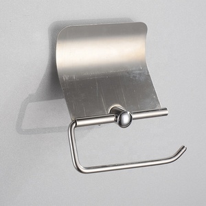 HUICI en acier Inoxydable carré boîte à mouchoirs En Acier Inoxydable pour Salle de bain Mini Porte <span class=keywords><strong>Papier</strong></span> <span class=keywords><strong>Toilette</strong></span> <span class=keywords><strong>Rouleau</strong></span> <span class=keywords><strong>Papier</strong></span> Boîte à Mouchoirs - Product Image 5