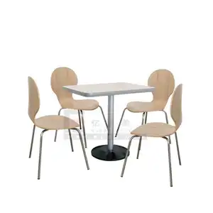 Guangzhou Dining room furniture cafeteria table and chair