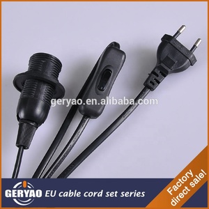 Nhà Cung Cấp Trung Quốc Tiêu Chuẩn Châu Âu Cắm Dây Điện Với E14 Đèn Ổ Cắm, Chuyển Đổi Nội Tuyến - Product Image 2