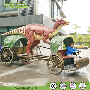 Décoration de dinosaure mécanique pour spectacle de parc d'attractions, chariot de dinosaure - Product Image 2