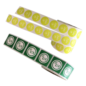 사용자 정의 작은 라운드 광장 인쇄 <span class=keywords><strong>RFID</strong></span> 금속 태그 스마트 NFC 스티커 태그 안티 금속 - Product Image 5