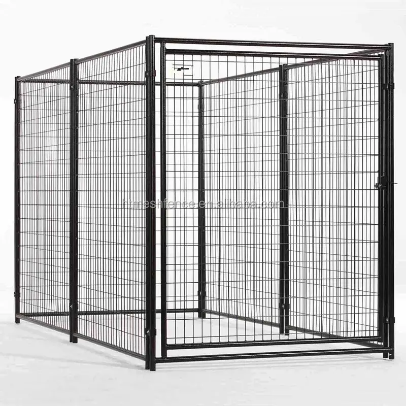 Toptan 5 'x 10 'x 6 'galvanizli kaynaklı tel açık büyük köpek kulübesi