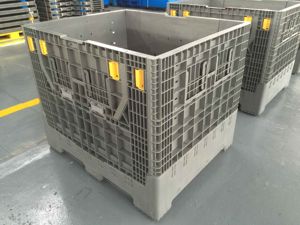 Pallet bin/<span class=keywords><strong>container</strong></span> có thể tái chế có thể gập lại ráp <span class=keywords><strong>HDPE</strong></span> nhựa bán buôn hộp nhựa ngành công nghiệp lưới nhựa thùng lớn - Product Image 6