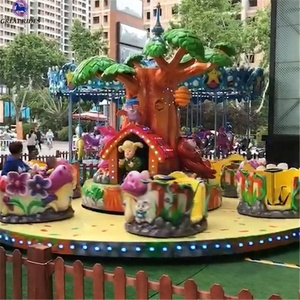 Manèges de parc d'attractions bon marché 24 places Carrousel à tasse rotative sur le thème de la <span class=keywords><strong>forêt</strong></span> à vendre - Product Image 2