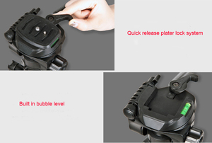 Focus <span class=keywords><strong>3560</strong></span> Digital SLR Aluminio Viaje Trípode portátil con bolsa de transporte para cámara Smartphone - Product Image 2