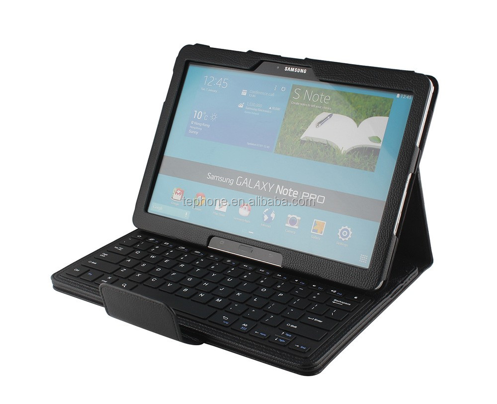 Личи Pattern Bluetooth клавиатура tablet крышку и чехлы для планшетных пк Samsung Note PRO 12.2 дюймов P900