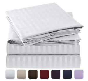 <span class=keywords><strong>Venta</strong></span> caliente <span class=keywords><strong>de</strong></span> la raya <span class=keywords><strong>de</strong></span> múltiples opciones <span class=keywords><strong>de</strong></span> color hoja <span class=keywords><strong>de</strong></span> cama conjunto hoja plana para el hotel y el hogar utiliza - Product Image 1