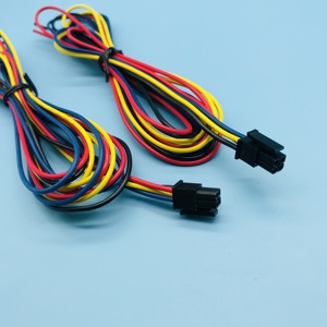 YKT 4ピン 3mm 2ピン アンプ用メスアダプターコネクタ ハロゲンフリー錫メッキ銅ケーブル 工業機械用（ワイヤーハーネスケーブル） - Product Image 3