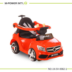 Rifornimento di fabbrica 6V 4 ruote auto elettrica per bambini/auto giocattolo per bambini con asta di spinta a mano - Product Image 5