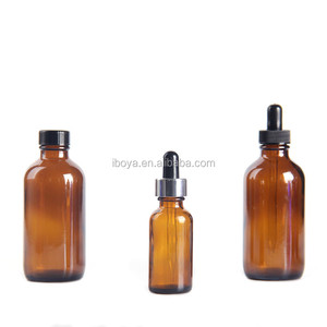 Ventas 1 oz Ámbar Claro Boticario Frascos botellas de vidrio Azul Cobalto Verde para la medicina - Product Image 5