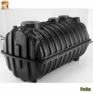 Biyo küçük boyutu 0.6-2.5 CBM tuvalet kanalizasyon arıtma PE + PP malzeme üç izgaralar plastik septik Tank - Product Image 4