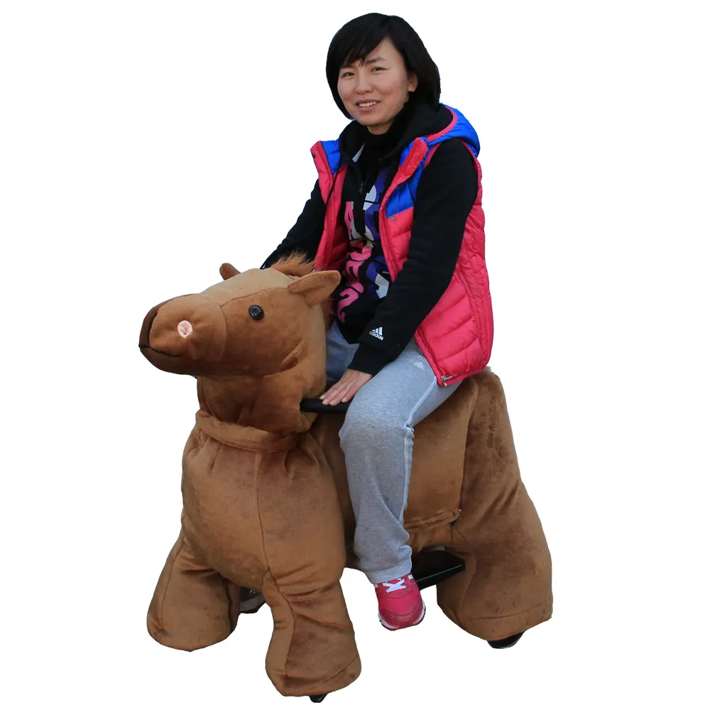 Cheval en peluche pour enfants, cheval en peluche, équitation mécanique, électronique, à vendre