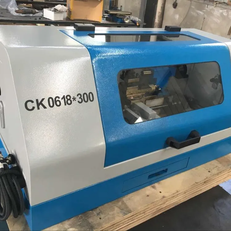 Sumore — machine à tour CNC centrale de 300mm, pour entraînement SP2102, CNC CK0618