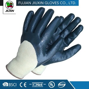 Blue Multi-purpose protect fingers nitrile coated glove de <span class=keywords><strong>Seguridad</strong></span> - Product Image 4