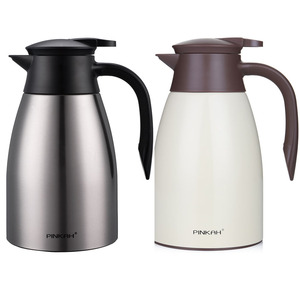 Pinkah logotipo personalizado Acero inoxidable <span class=keywords><strong>jarra</strong></span> térmica vacío 1.5L té cafetera - Product Image 1