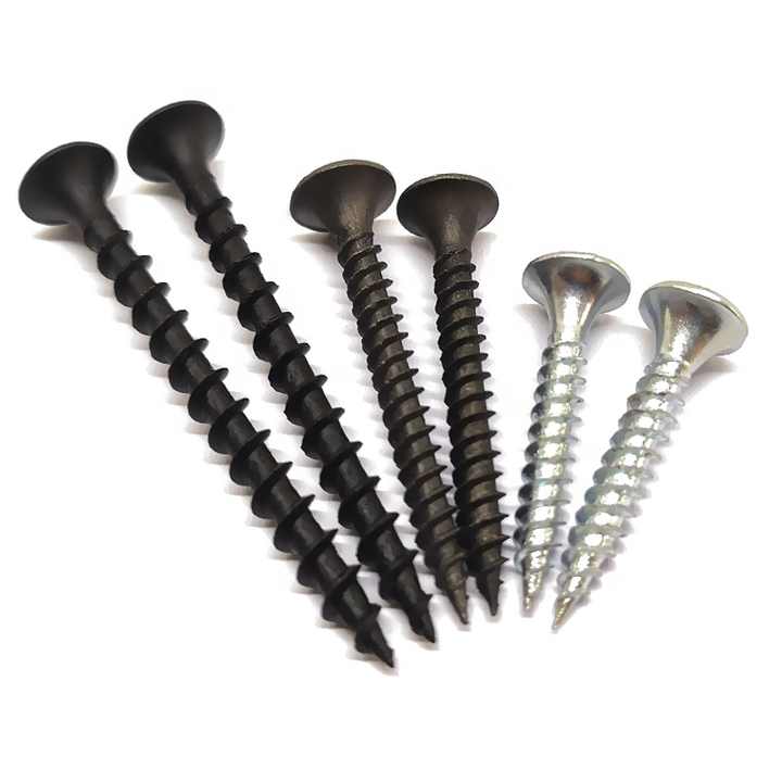 Drywall Screws - Zinc, Black, Coarse & Fine Thread, Self-Tapping For Plasterboard Studding
