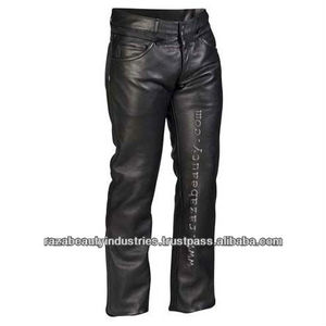 Casual Style Anti-Wrinkle High Waist <b>Leather</b> Pant <b>Plus</b> <b>Size</b> Feature - Product Image 5