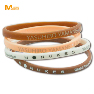 Pulsera de silicona ecológica, proveedor de pulsera - Product Image 1