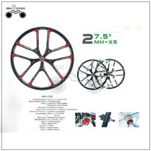 Roues à engrenage fixe en aluminium magnésium, 27.5 pouces, à pignon fixe - Product Image 3