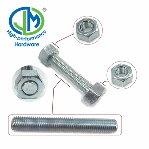 Lớp 10.9 Mạ Kẽm ASTM A193 B16 M19 <span class=keywords><strong>M24</strong></span> A193 B8 <span class=keywords><strong>Stud</strong></span> <span class=keywords><strong>Bolt</strong></span> Và Nut - Product Image 2