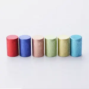 10ml rainbow color Garrafas De Rolo de Vidro fosco com tampa escovado