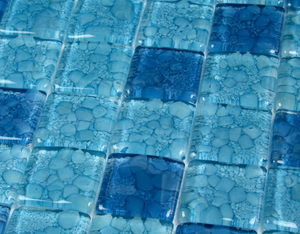 Carrelage mosaïque à bulles de verre coloré, pour la piscine - Product Image 2