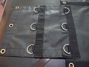 トラックカバー用ステンレスDリング付き18オンス防水PVCビニール鋼タープ - Product Image 3