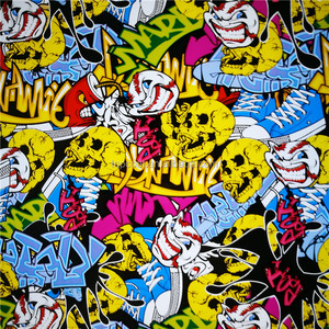 TCS Wholesale 50cm Width Skull <strong>Hydrographic</strong> <strong>Film</strong> <strong>3D</strong> Water Transfer Printing <strong>Film</strong> Inkjet Water Transfer Paper No :S047Y1109B - Product Image 5