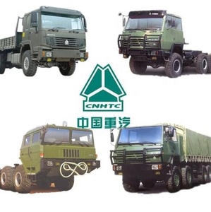 Sinotruk Howo सभी पहिया ड्राइव <span class=keywords><strong>8x8</strong></span> के बाहर सड़कों मालवाहक ट्रकों 351 - 450hp12.00R20 31ton करने के लिए 40T डीजल