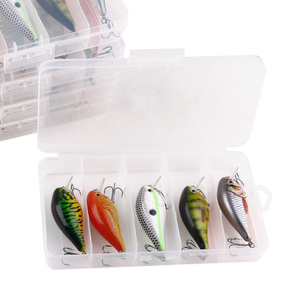 Hengjia — <span class=keywords><strong>kit</strong></span> <span class=keywords><strong>de</strong></span> leurres <span class=keywords><strong>de</strong></span> <span class=keywords><strong>pêche</strong></span>, combo appât à la manivelle, 5 pièces - Product Image 1