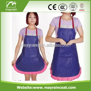 ผ้ากันเปื้อนเคลือบกันน้ำ PU วัสดุ PVC และ PU สำหรับทำความสะอาดในอาหารเชิงพาณิชย์สำหรับเด็ก - Product Image 3