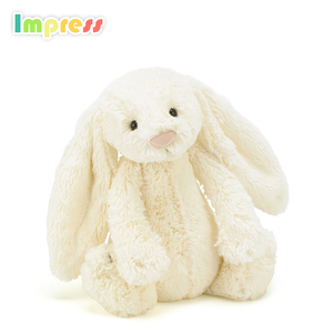 Super soft bello <span class=keywords><strong>bianco</strong></span> comodità del bambino della ragazza <span class=keywords><strong>coniglio</strong></span> farcito <span class=keywords><strong>peluche</strong></span> - Product Image 1