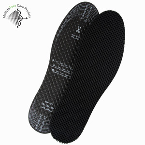 Charcoal 3D Mesh Massage Partikel Latex schaum Einlegesohlen Cut table Fit für Ihre Größe - Product Image 2