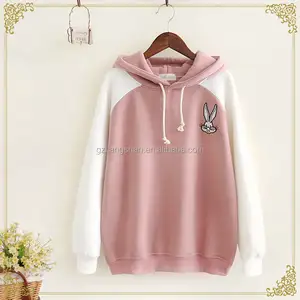 OEM En Gros Femmes Doux Mori Fille Japonais Mignon Lapin Sweat À Capuche Décontracté Manteau