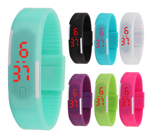 Nuovo Arrivo! <span class=keywords><strong>Orologi</strong></span> <span class=keywords><strong>Sportivi</strong></span> LED alla Moda, Colore Caramella, in Silicone, Touch Screen, Digitali, Impermeabili - Product Image 6