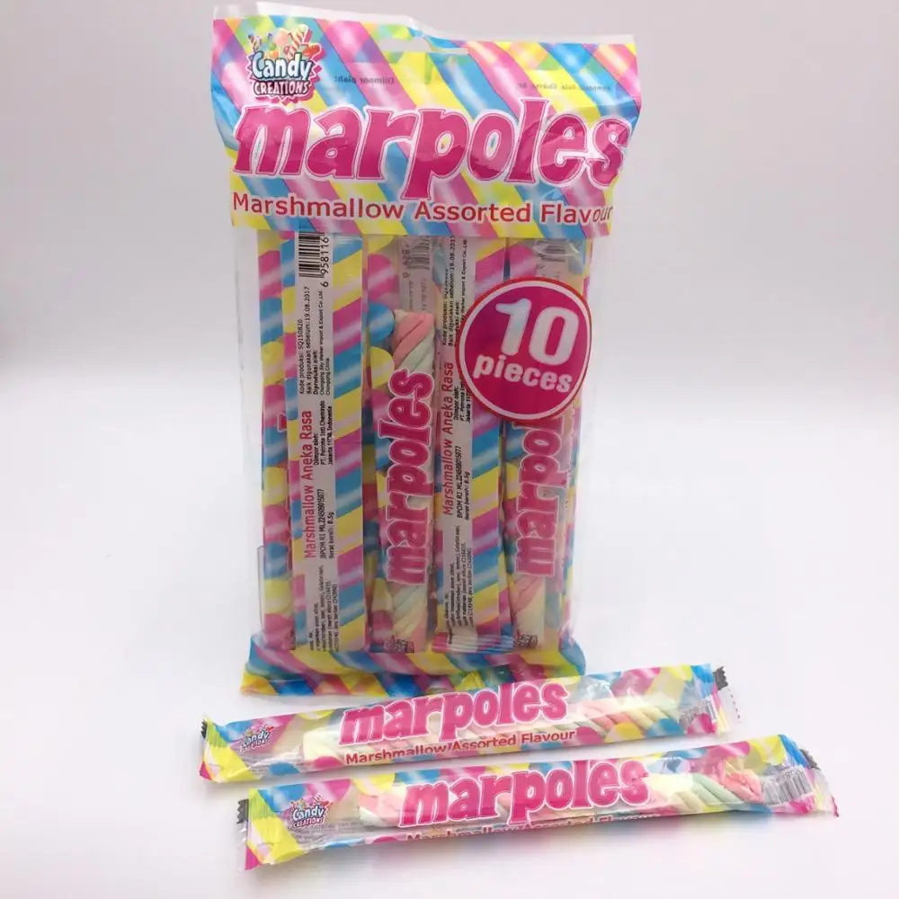 Marshmallow Panjang Pelangi 20G