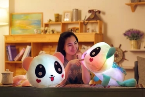 LED Lightening Panda En Peluche Poupées Luminious Peluche Panda Romantique Cadeaux pour Des Filles et Des Enfants - Product Image 5