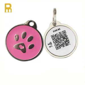 2016 Brand New Kim Loại Quét Mã Qr Pet Tags/Dog Tags Bán Buôn