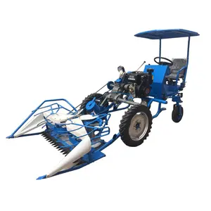 BCS 4 Rodas Harvester Reed Reaper Arroz Cortador Fichário Máquina Ajustável Mini Trigo Cortador Máquina Preço