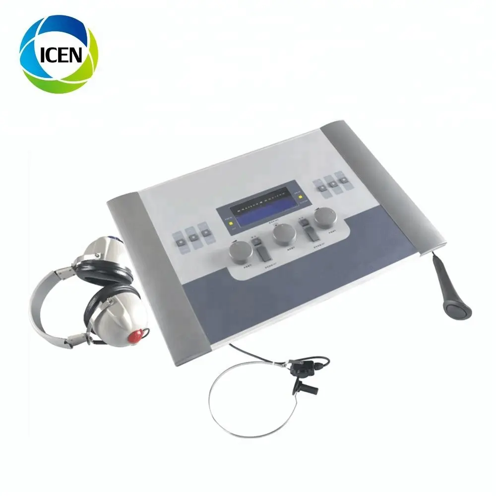 IN-G055 ClinicวินิจฉัยแบบพกพาBone Conduction Audiometerเครื่องช่วยฟังอุปกรณ์ทดสอบ