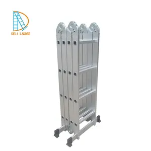 Escalera de combinación multiusos de aluminio de 4,7 M