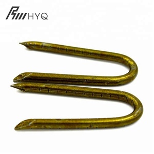 Fabrik liefern sharp punkt stacheldraht zaun staple u typ nägel - Product Image 6