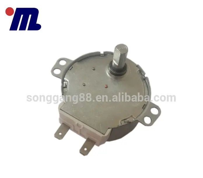 ROHS Motor Elektrik Mini 5-6RPM, Motor Sinkronis AC 220-240V untuk Oven dengan Colokan