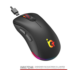 Беспроводная и Проводная Двухрежимная игровая мышь RGB 2,4 ГГц с подключением Type-C и зарядкой - Product Image 2