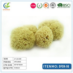 Esponja Natural de lana de mar, 6-7 pulgadas, esponja suave para limpiar el cuerpo - Product Image 4