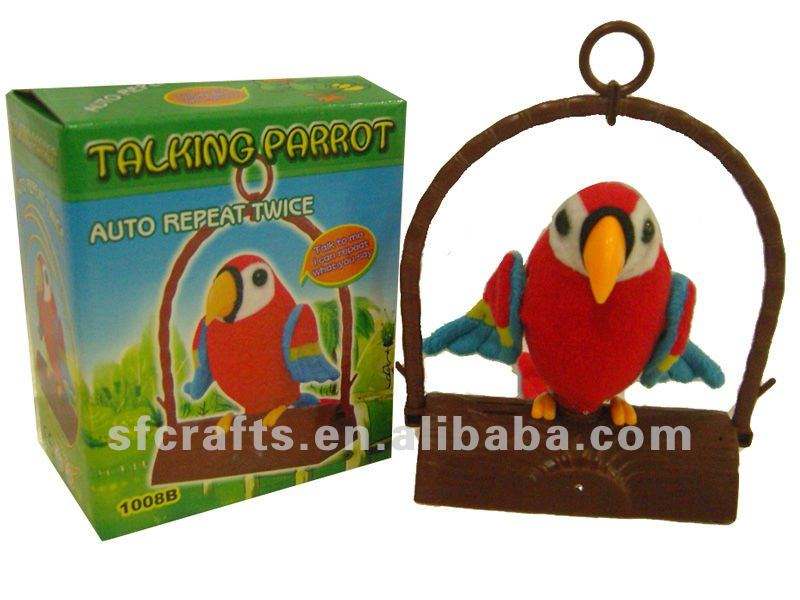 Happy Kid Toys Talking Parrot Educational Fun for Ages 3+