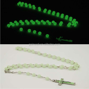 <span class=keywords><strong>Chapelet</strong></span> en plastique en gros, perles acryliques lumineuses, <span class=keywords><strong>chapelet</strong></span> catholique en croix - Product Image 5