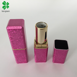 Tubes de rouge à lèvres carré<span class=keywords><strong>s</strong></span> couleur florale, vide, rose, pour maquillage cosmétique, conteneurs de baume à lèvres, 50 pièces - Product Image 4