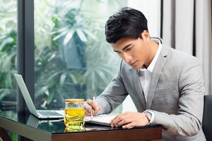 SAMADOYO Taza de Café de Vidrio Soplado a Mano de Diseño Moderno de 500 ml, <span class=keywords><strong>Tetera</strong></span>, Taza de Té con Filtro Interior - Product Image 6